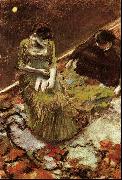 Avant l'Entree en Scene Edgar Degas